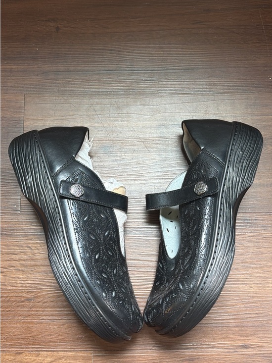 Alegria Shoes - Alegria Ophelia black breeze leather Mary Jane shoes
